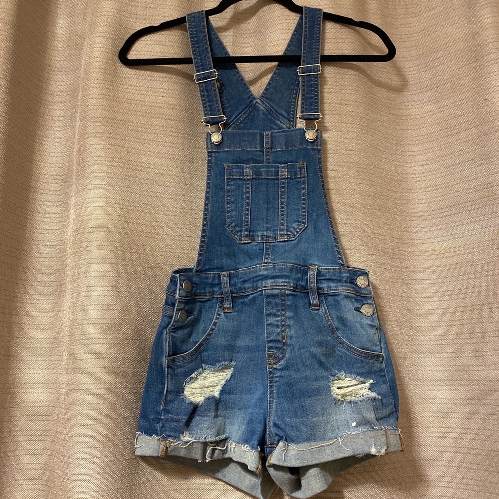 Pacsun Jeans Romper Size 24 - Picture 1 of 7